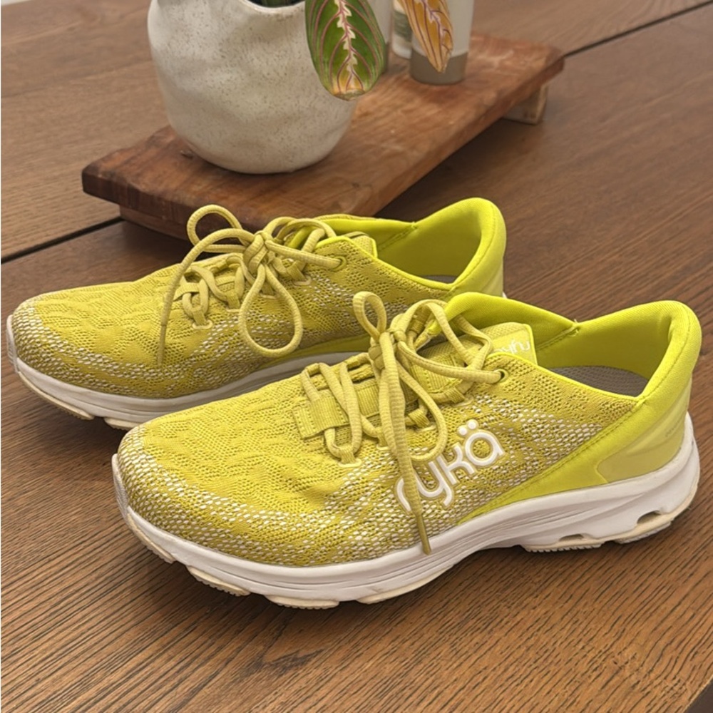 Ryka Vibrant Yellow Athletic Shoes